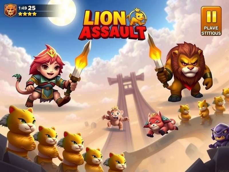 Lion Assault Game Screenshot